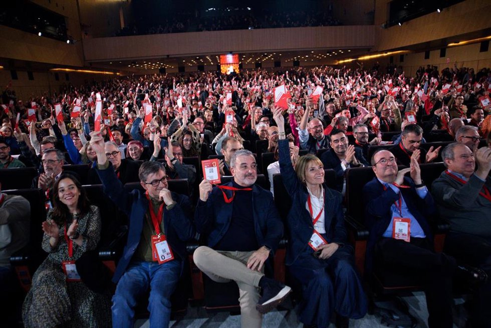 Archivo - Segunda jornada del XV Congreso del PSC, en el Palau de Congressos de Catalunya, en una imagen de archivo.