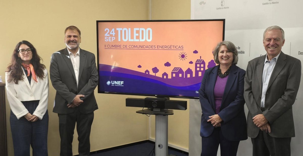 C-LM como  yacimiento  fotovoltaico para desarrollar comunidades energéticas centrará el encuentro de UNEF en Toledo