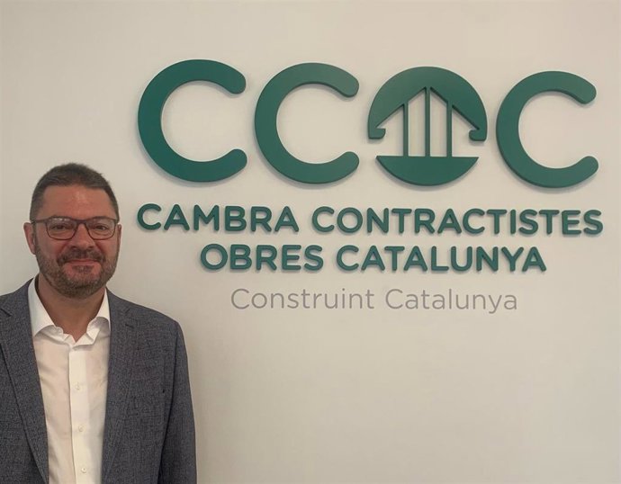 Archivo - Lluís Moreno, presidente de la Cámara de Contratistas de Obras de Catalunya, en una imagen de archivo.