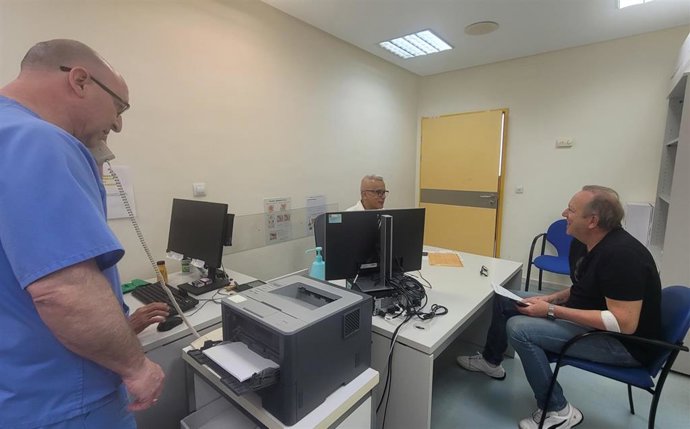 Una consulta en un centro del Área Gestión Sanitaria Norte de Jaén.