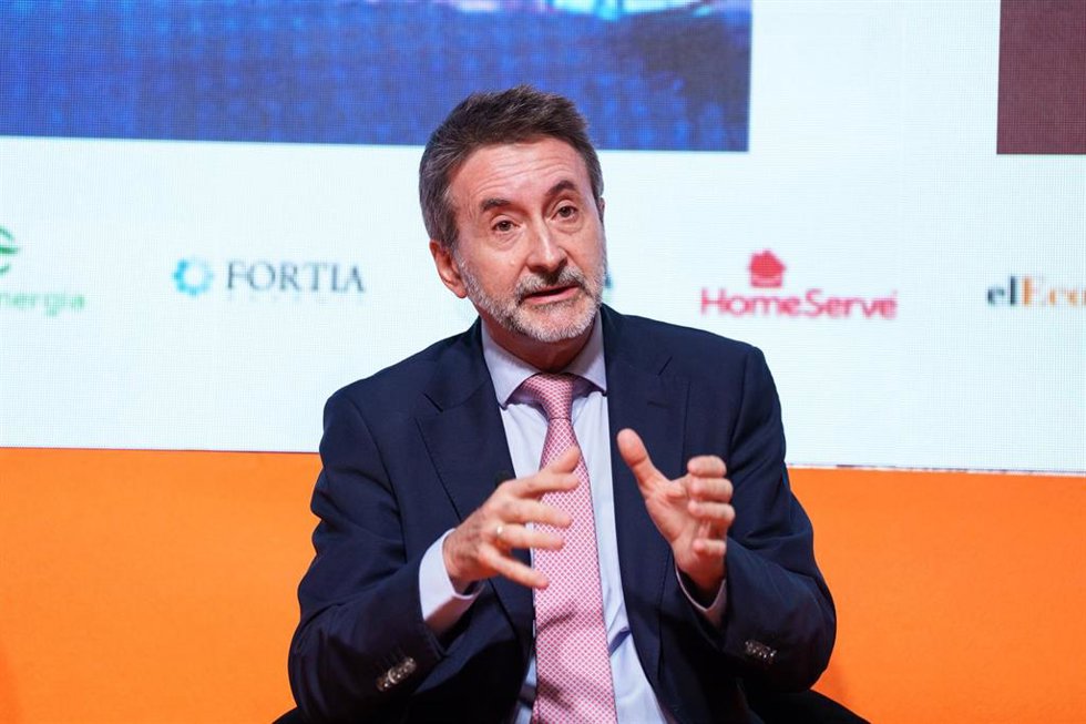 El consejero delegado de Repsol, Josu Jon Imaz, durante el 'X Foro Energía: La energía como eje estratégico de la competitividad europea', a 10 de septiembre de 2025, en Madrid (España).