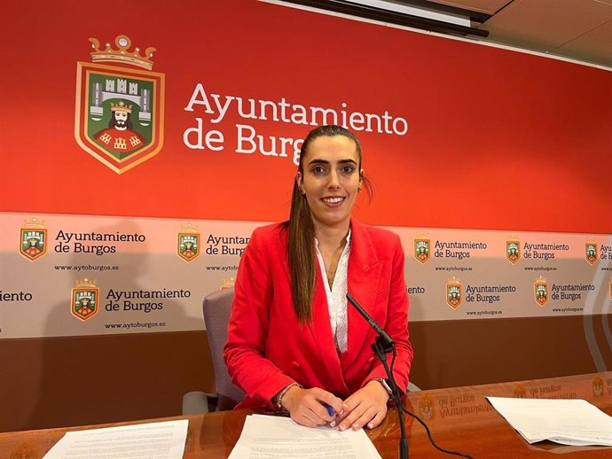 Andrea Ballesteros durante la rueda de prensa.