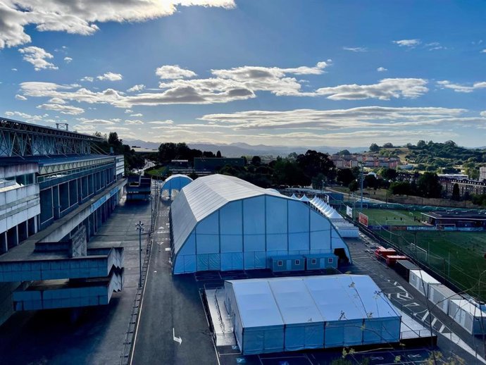 Recinto de La Ería, donde se celebrarán los conciertos de las fiestas de San Mateo.