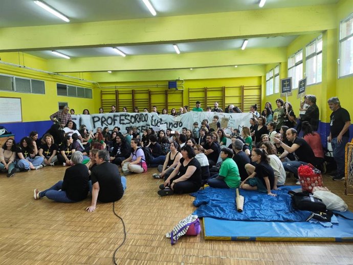 Archivo - Imagen de archivo de un encierro docente