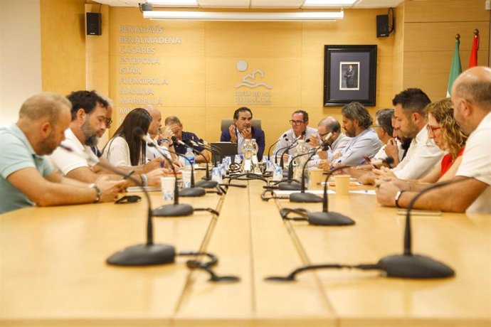 Reunión de la Mancomunidad de Municipios de la Costa del Sol Occidental.
