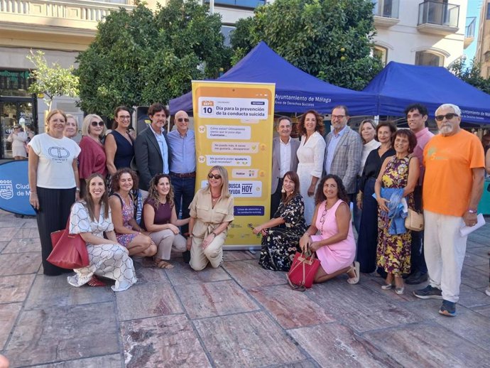 Administraciones y entidades asociativas de Málaga se unen para dar a conocer en Málaga los recursos de detección y prevención de las conductas suicidas