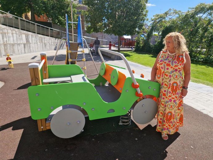 La concejal de Parques y Jardines del Ayuntamiento de Teruel,, María Pilar Sánchez.