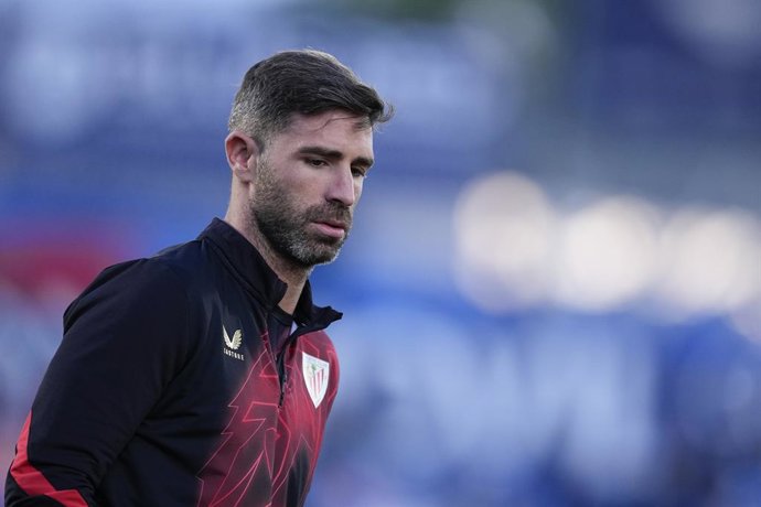 Archivo - Yeray Alvarez of Athletic Club looks on during the Spanish League, LaLiga EA Sports, football match played between Getafe CF and Athletic Club de Bilbao at Coliseum de Getafe stadium on May 15, 2025, in Getafe, Madrid, Spain.