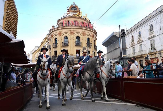 Parada hípica celebrada en Jerez de la Frontera en octubre de 2024. ARCHIVO