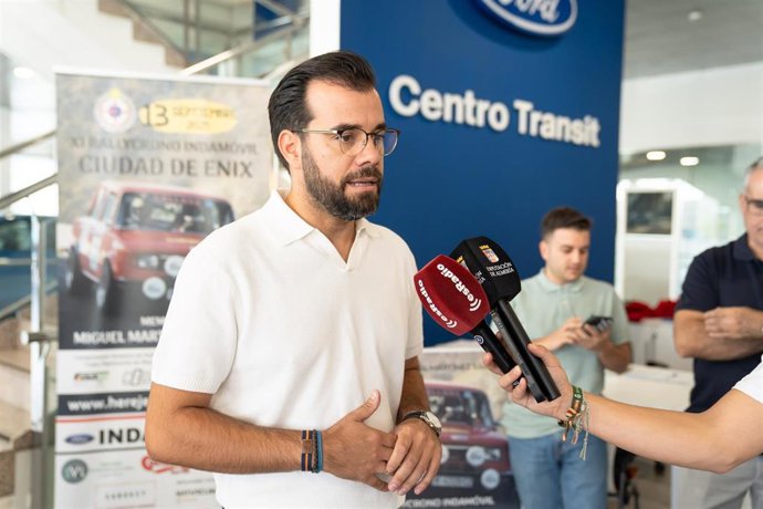 El diputado provincial de Economía de la Diputación de Almería y alcalde de Felix, Álvaro Izquierdo.