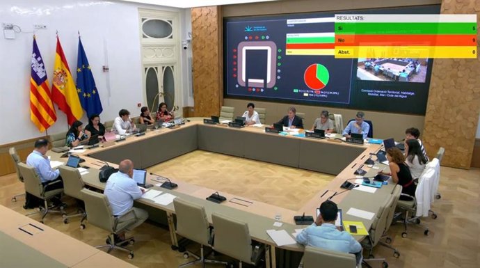 Reunión de la Comisión de Ordenación Territorial, Vivienda, Movilidad, Mar y Ciclo del Agua del Parlament.