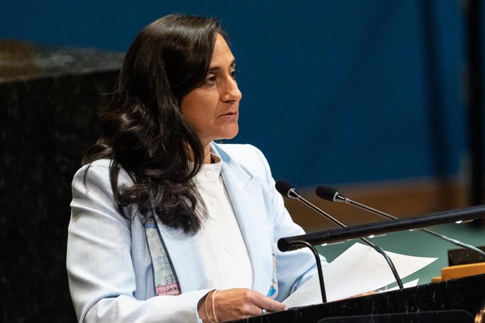 Archivo - La ministra de Exteriores de Canadá, Anita Anand
