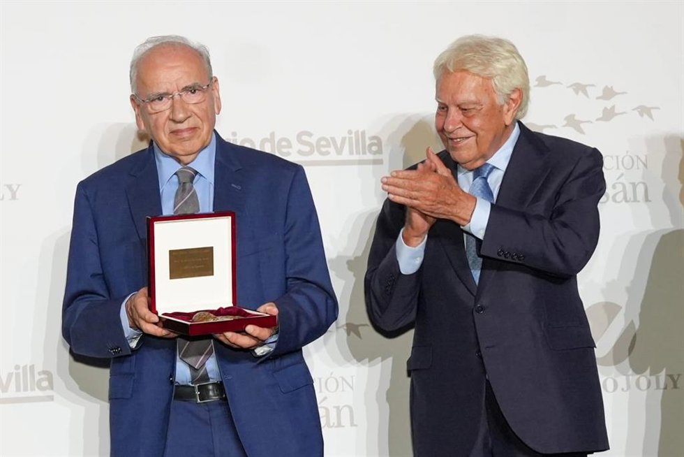 Alfonso Guerra y Felipe González, este miércoles en Sevilla