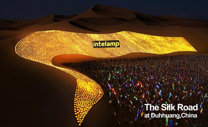 36,862 Intelamp Solar LED Lights Set Guinness World Record