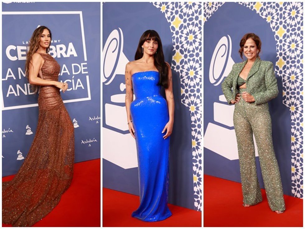 India Martínez, Aitana y Pastora Soler, entre las asistentes del homenaje de la Academia Latina de Grabación a la Musica de Andalucía que se ha celebrado este miércoles en Sevilla