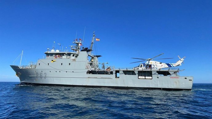 El patrullero de la Armada 'Arnomendi'