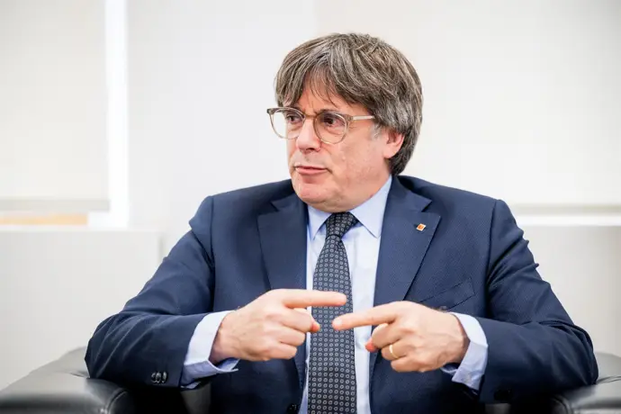 Carles Puigdemont, presidente de Junts per Catalunya
