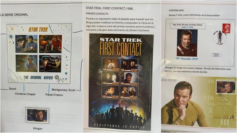 Correos acogerá en su oficina principal de Málaga una exposición sobre 'Star Trek'