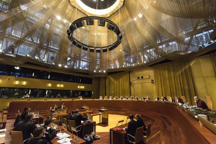 Archivo - Una vista ante el Tribunal de Justicia de la UE (TJUE) en la Gran Sala.