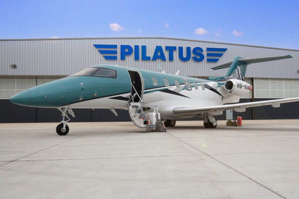 Archivo - Avión de Pilatus, que ha anunciado su desembarco en Carmona, en una foto de archivo.