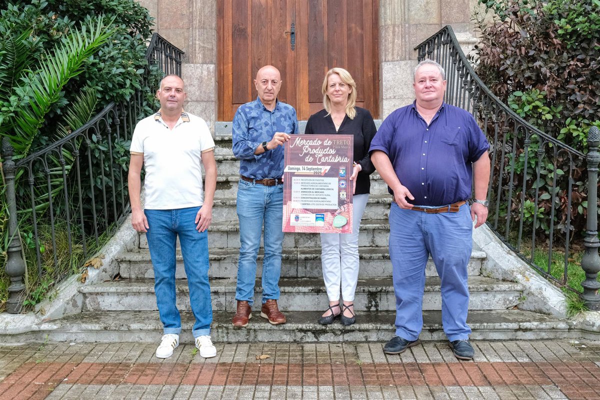 Un total de 25 productores cántabros participan este domingo en el Mercado Agroalimentario de Treto