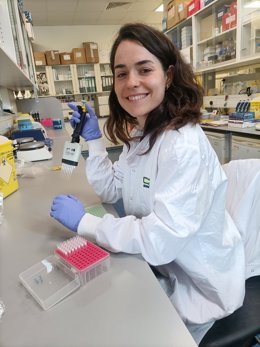 La doctora Soriano Lerma, autora principal del trabajo sobre alteraciones en la salud intestinal por falta de hierro.