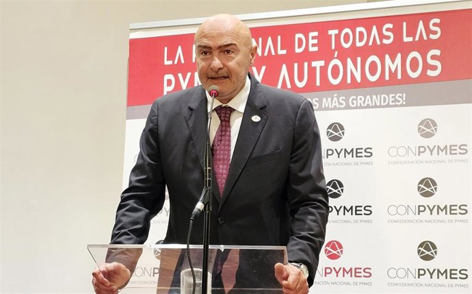 Archivo - El presidente de la Confederación Nacional de Pymes (Conpymes), José María Torres.