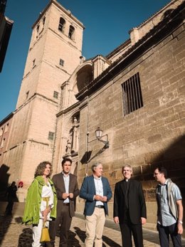 El Gobierno de La Rioja financia con 150.000 euros la nueva fase de las obras de restauración de la Iglesia de Santiago