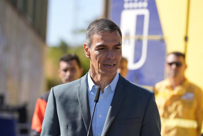 Pedro Sánchez apresenta o plano de treinamento de emergência da Proteção Civil em Cuenca