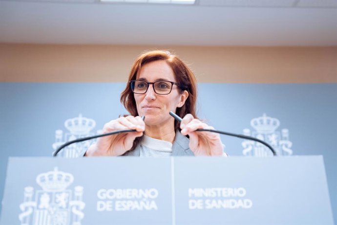 Archivo - Arquivo - A Ministra da Saúde, Mónica García, apresenta o balanço da atividade de doação e transplante para 2024, no Ministério da Saúde, em 16 de janeiro de 2025, em Madri (Espanha). A Espanha alcançou 6.464 transplantes de órgãos em 2024, o ma
