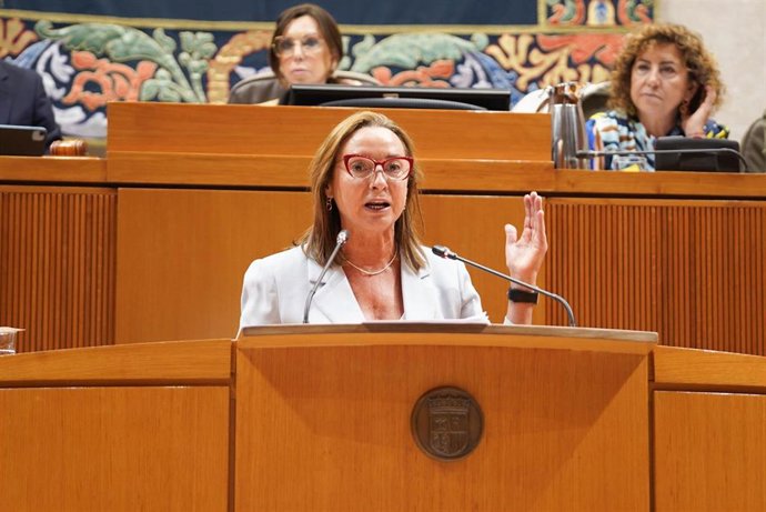 La diputada de Vox en las Cortes de Aragón Carmen Rouco.