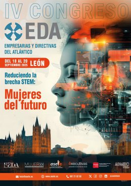Cartel del IV Congreso EDA que acogerá la ciudad de León.