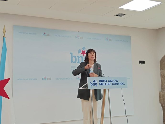 La portavoz del BNG, Ana Pontón