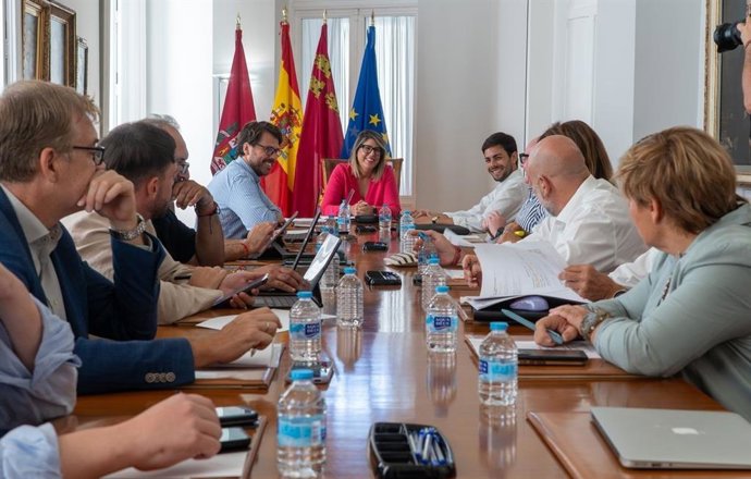 Junta de Gobierno del Ayuntamiento de Cartagena, presidida por la alcaldesa, Noelia Arroyo