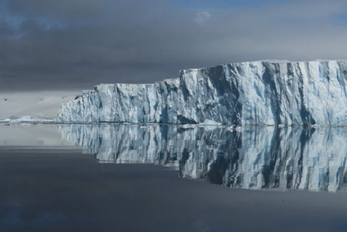 Glaciar Sheldon en la Antártida