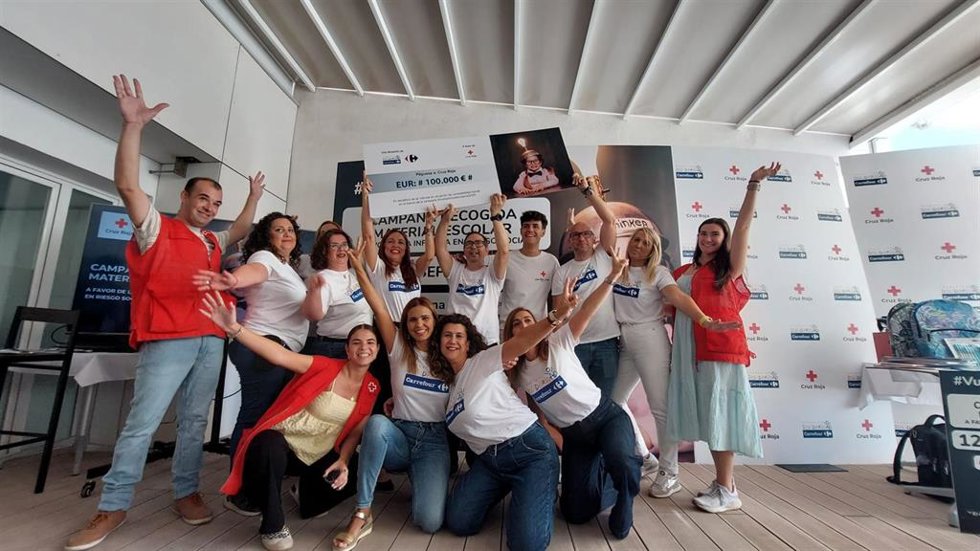 Presentación de la campaña 'Vuelta al Cole Solidaria' de la Fundación Solidaridad Carrefour y Cruz Roja.