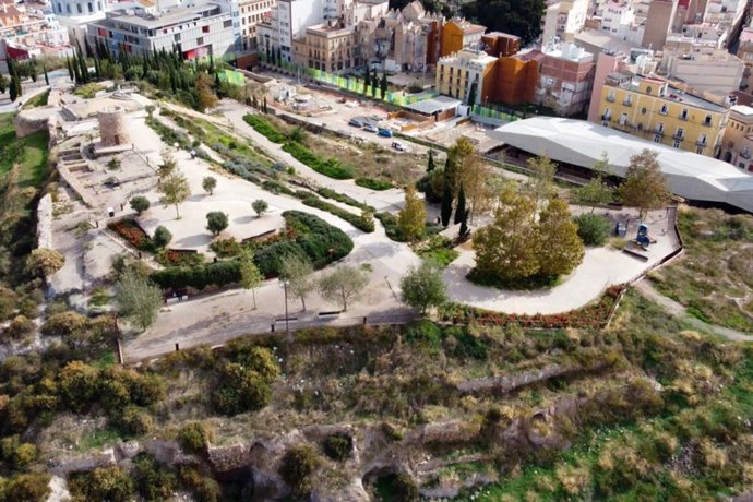 Vista aérea del Cerro del Molinete