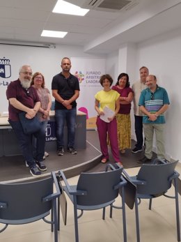 Acto de mediación de la Junta Arbitral de la huelga de Telepizza