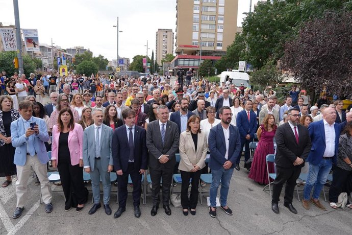 Celebración de la Diada en Girona.