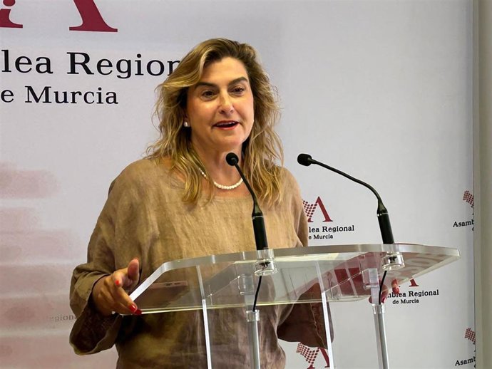 La portavoz del Grupo Parlamentario Socialista, Carmina Fernández