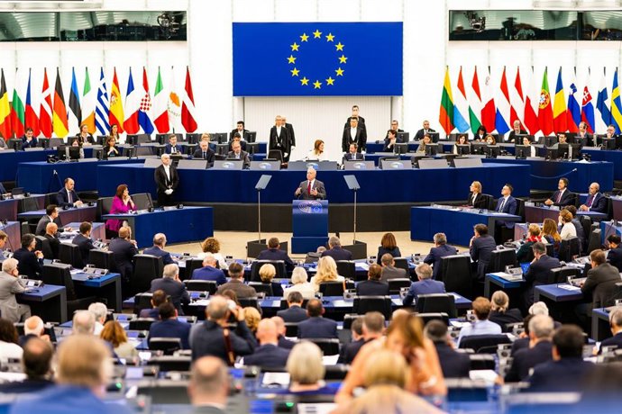 Archivo - Sesión plenaria en el Parlamento Europeo