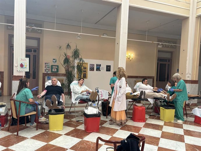 Donación de sangre en Ciudad Real.