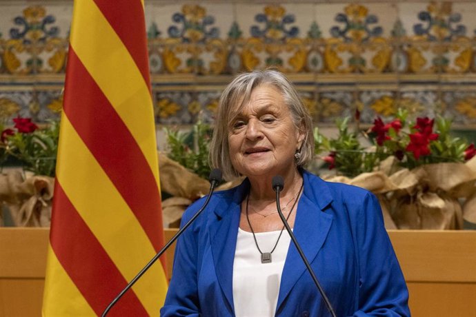 La presidenta del IEC, Teresa Cabré