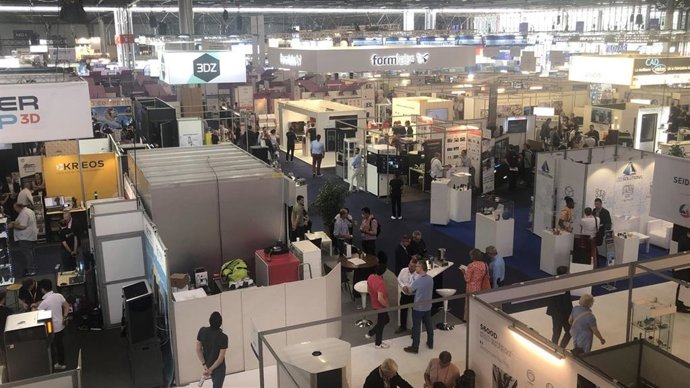 Archivo - Feria con presencia de empresas