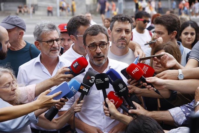 El portavoz de Junts, Josep Rius