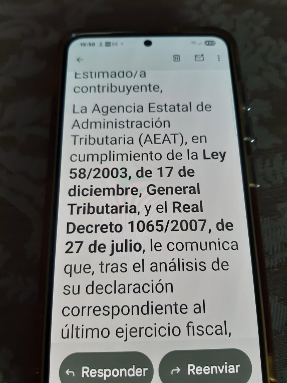 La Agencia Tributaria avisa sobre un nuevo caso de 'phishing' para supuestas de devoluciones