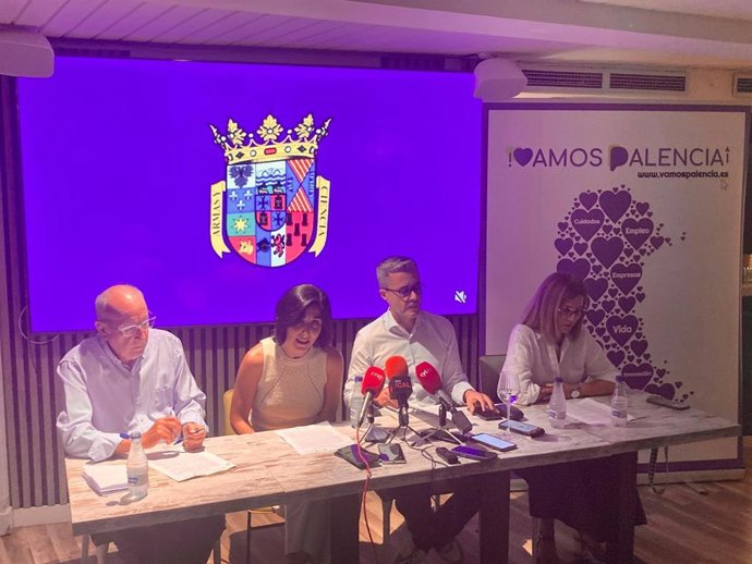 Rueda de prensa de ¡Vamos Palencia!.