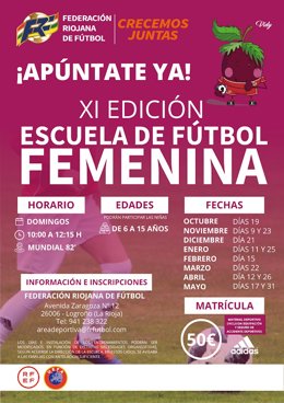 La XI edición de la Escuela Femenina de Fútbol 'FRF' ya está en marcha