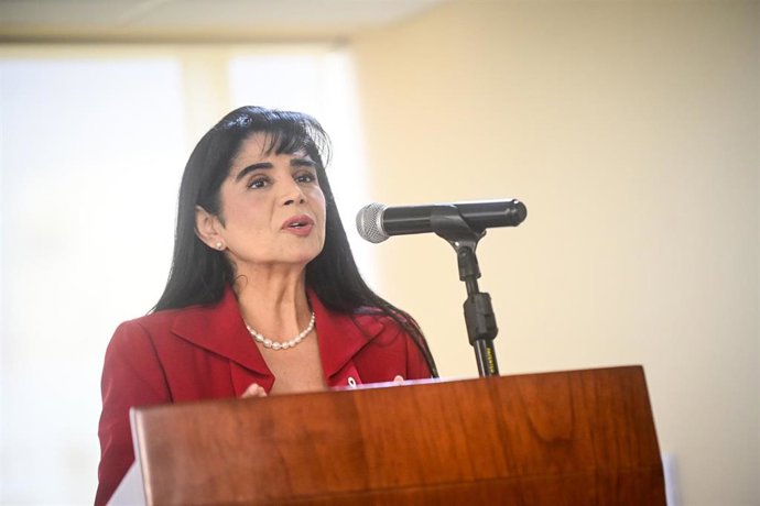 Archivo - La ministra de Comercio Exterior y Turismo de Perú, Desilú León.