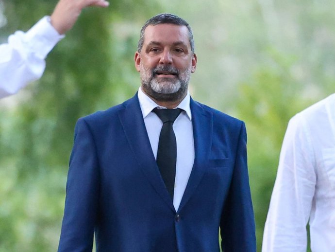 Archivo - Jaime Anglada durante la recepción a las autoridades y una representación de la sociedad balear en el Palacio de Marivent, a 4 de agosto de 2025, en Palma de Mallorca (Islas Baleares, España)